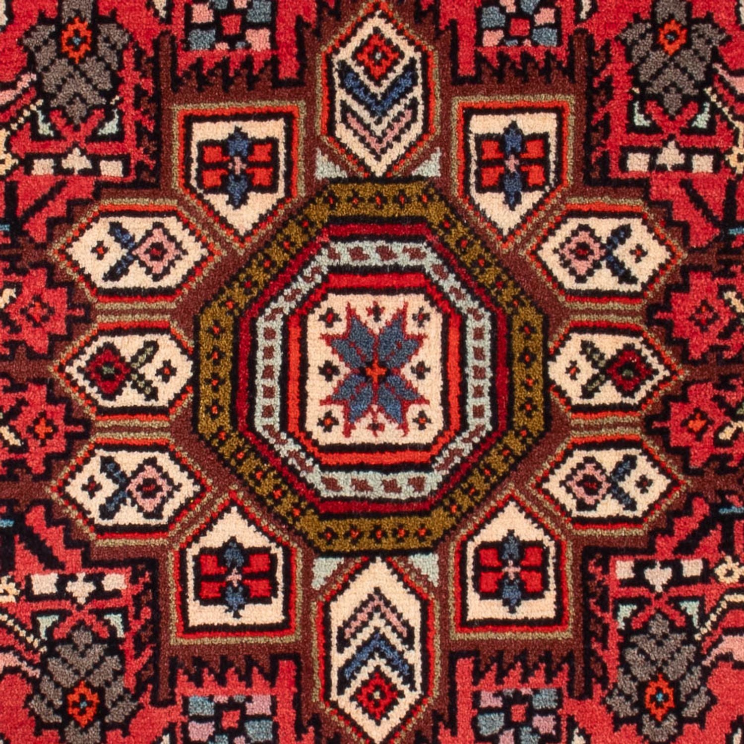 Persisk tæppe - Nomadisk - 91 x 58 cm - rød
