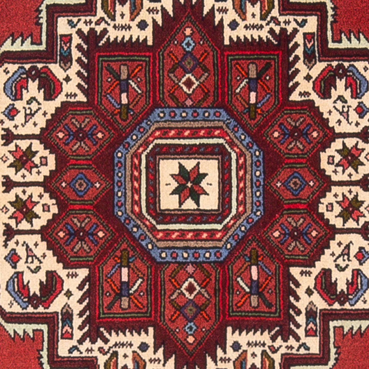 Persisk tæppe - Nomadisk - 128 x 70 cm - creme