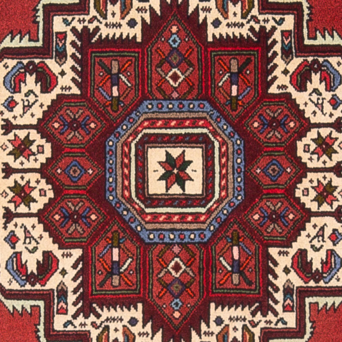 Persisk tæppe - Nomadisk - 128 x 70 cm - creme