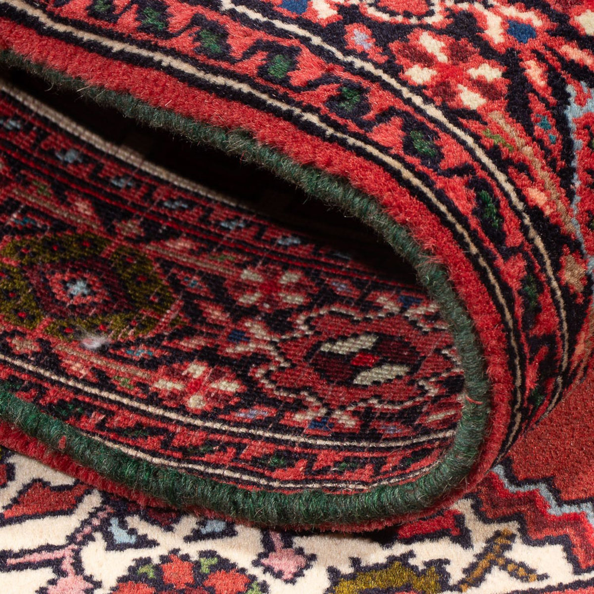 Persisk tæppe - Nomadisk - 128 x 70 cm - creme