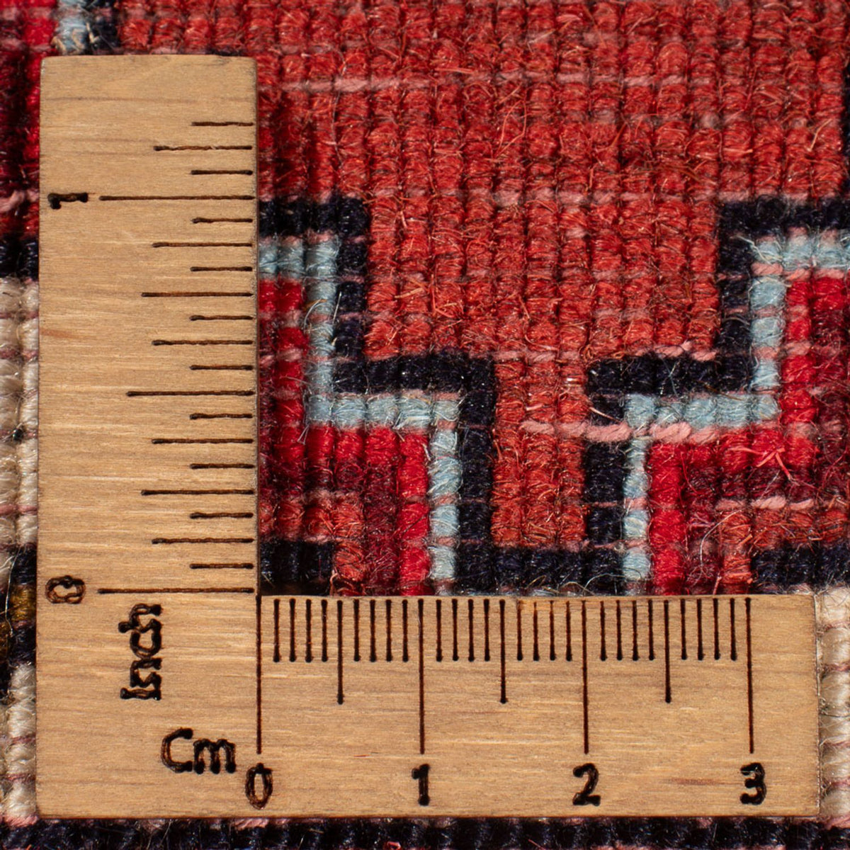 Persisk tæppe - Nomadisk - 128 x 70 cm - creme