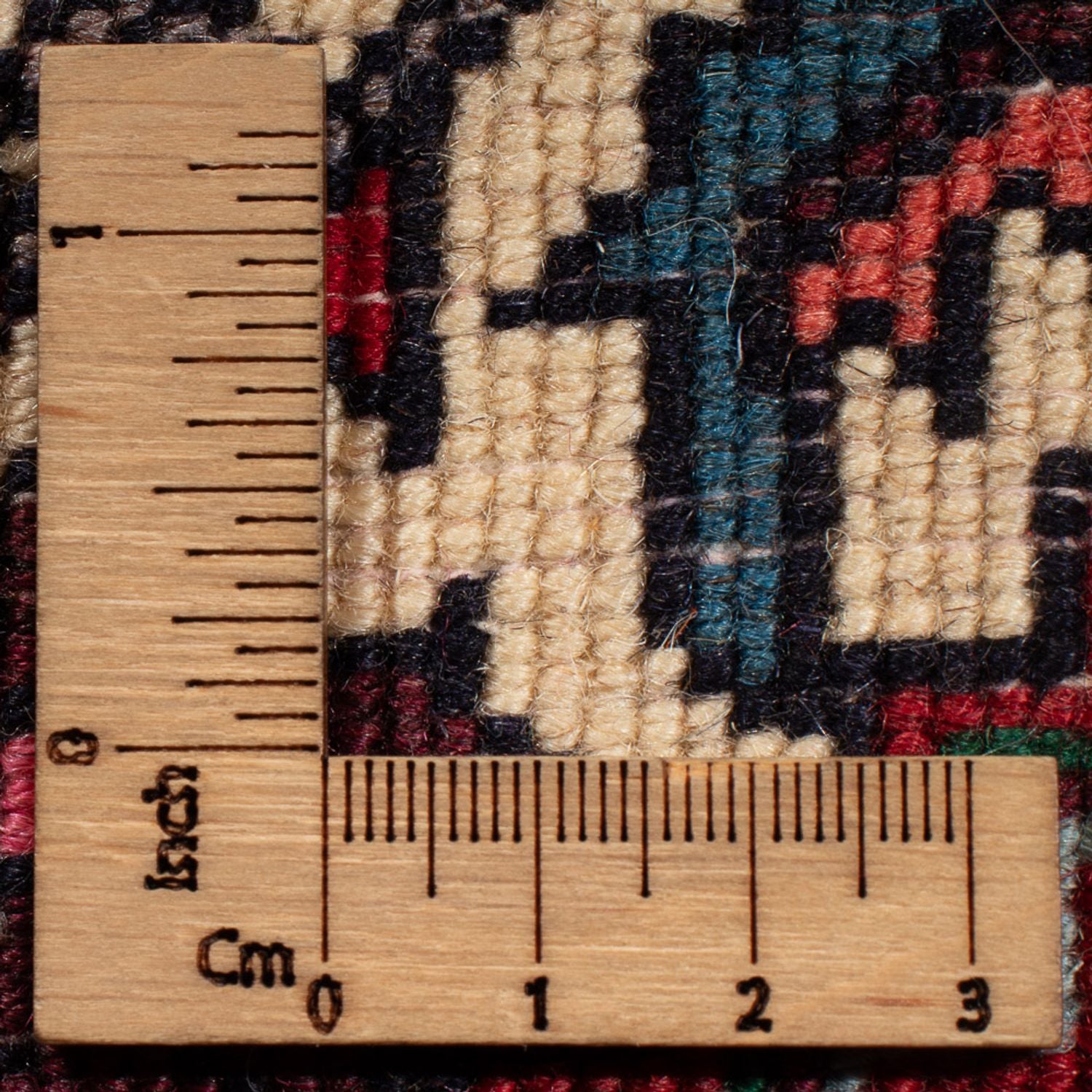 Persisk tæppe - Nomadisk - 88 x 63 cm - rød
