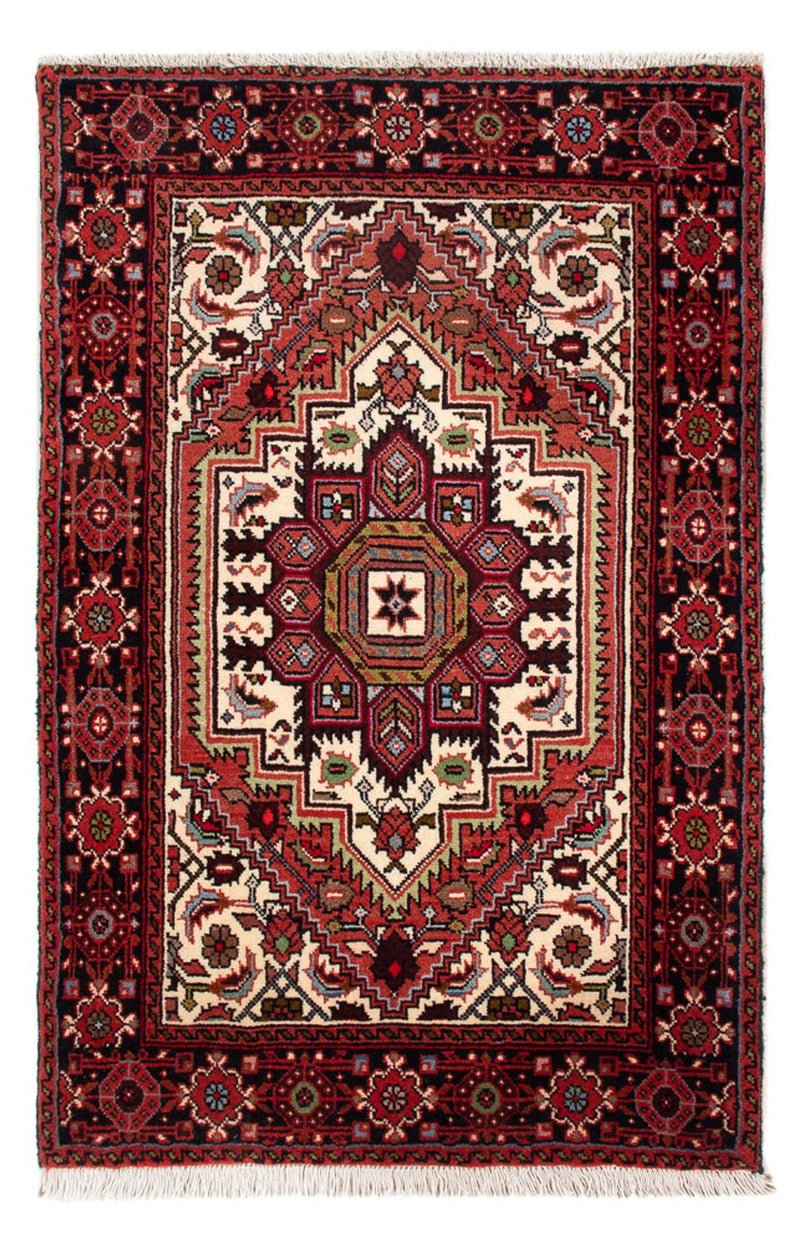 Persisk tæppe - Nomadisk - 95 x 62 cm - creme