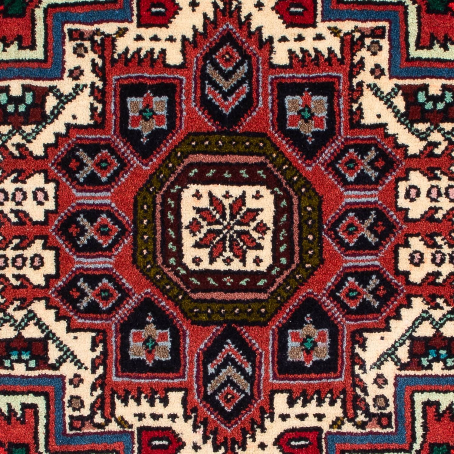 Persisk tæppe - Nomadisk - 90 x 60 cm - creme