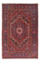 Persisk tæppe - Nomadisk - 125 x 78 cm - mørkerød