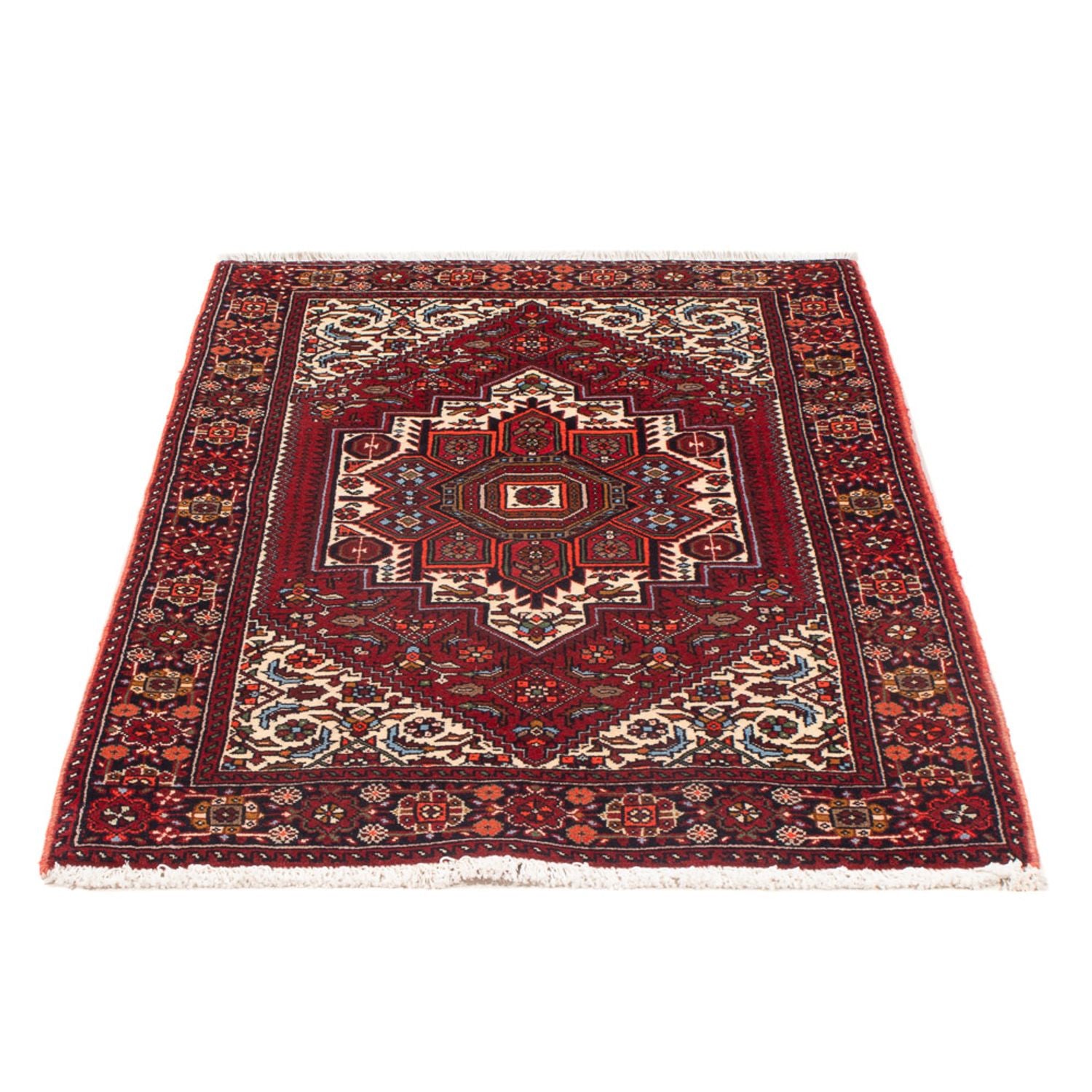 Persisk tæppe - Nomadisk - 130 x 75 cm - creme