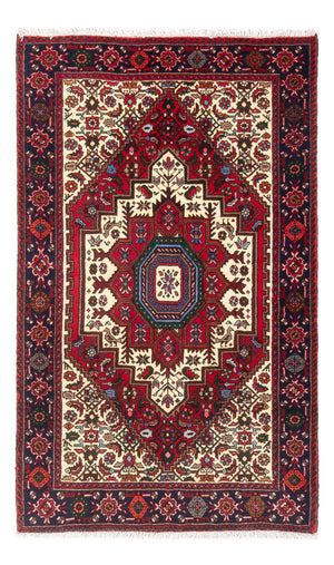 Persisk tæppe - Nomadisk - 125 x 78 cm - creme