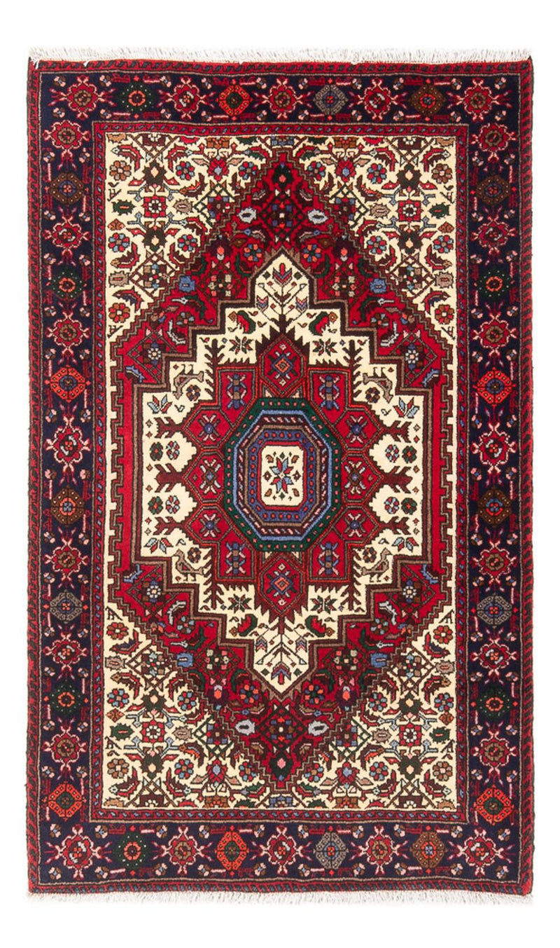 Persisk tæppe - Nomadisk - 125 x 78 cm - creme