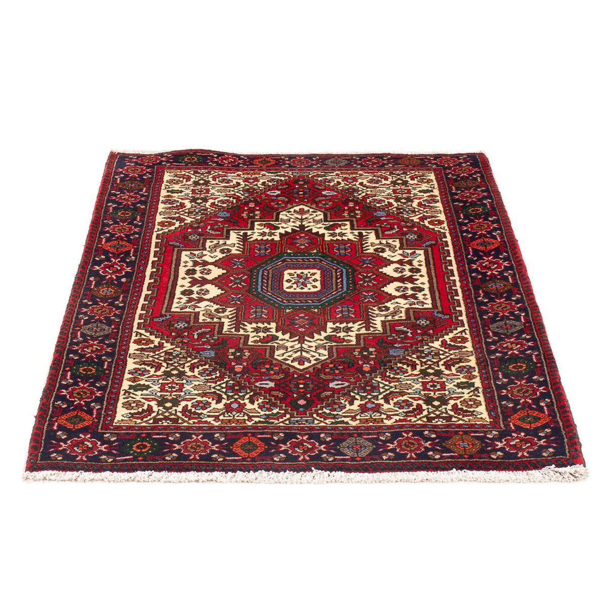 Persisk tæppe - Nomadisk - 125 x 78 cm - creme