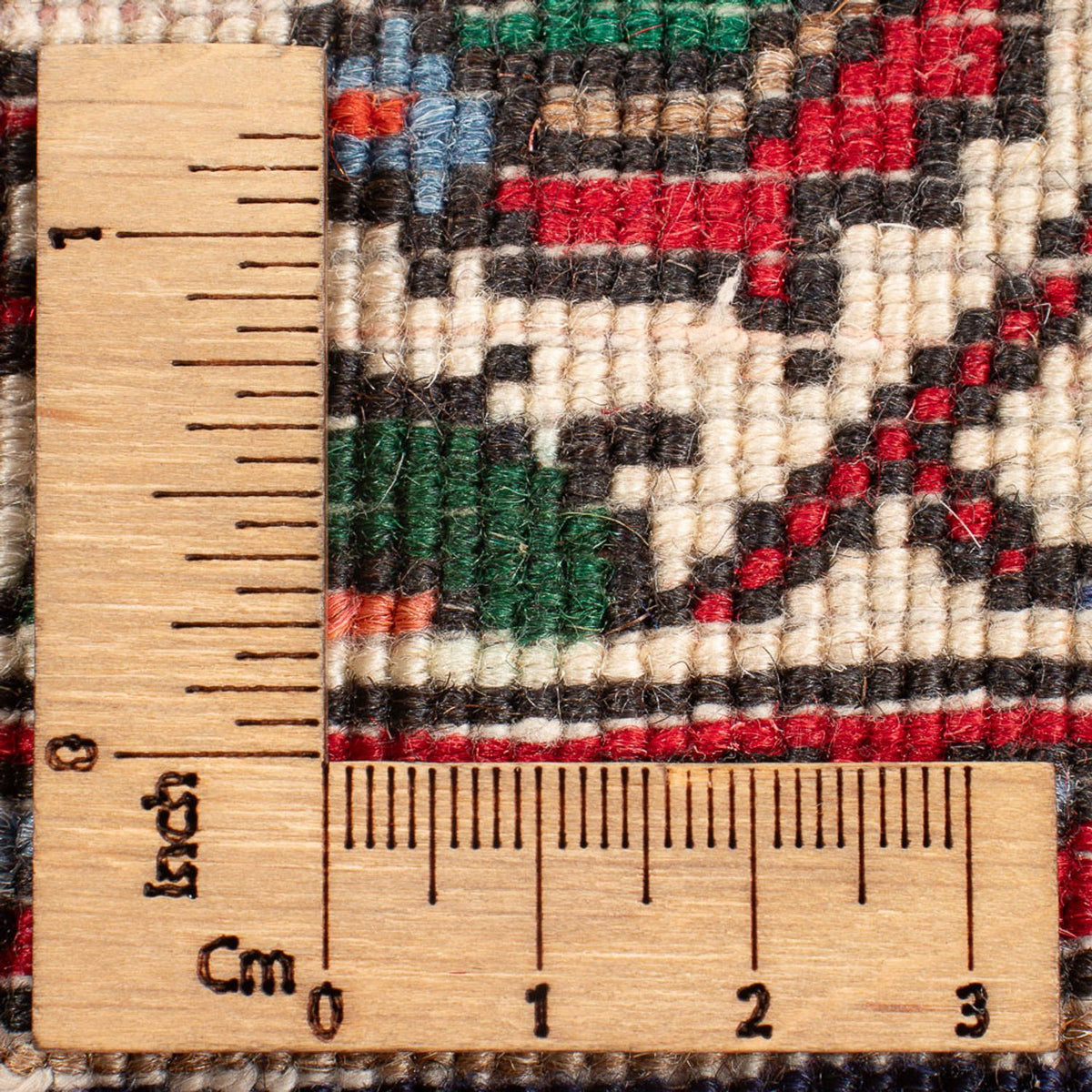 Persisk tæppe - Nomadisk - 125 x 78 cm - creme