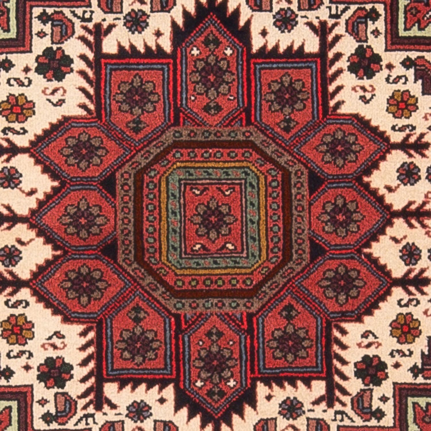 Persisk tæppe - Nomadisk - 126 x 75 cm - creme