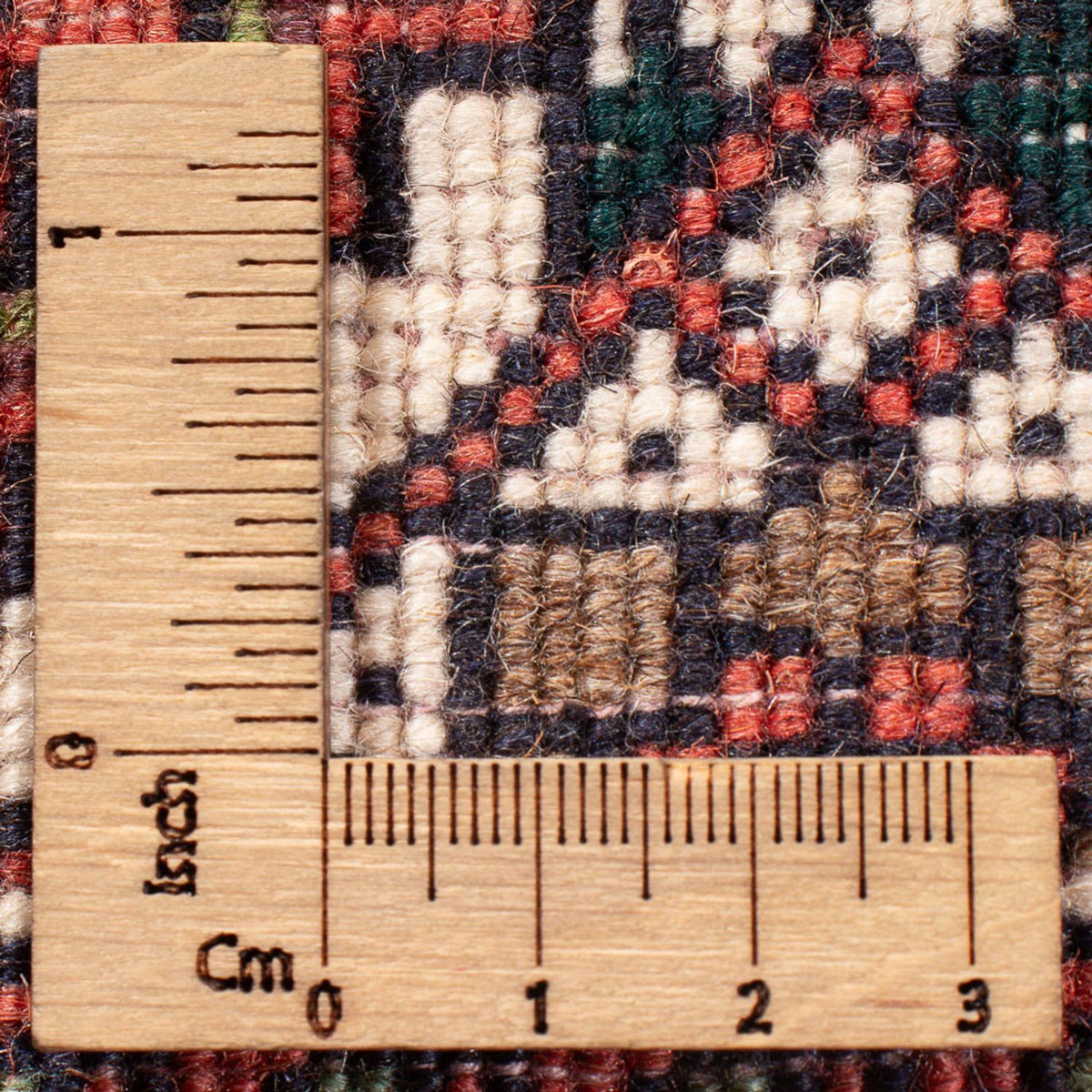 Persisk tæppe - Nomadisk - 126 x 75 cm - creme