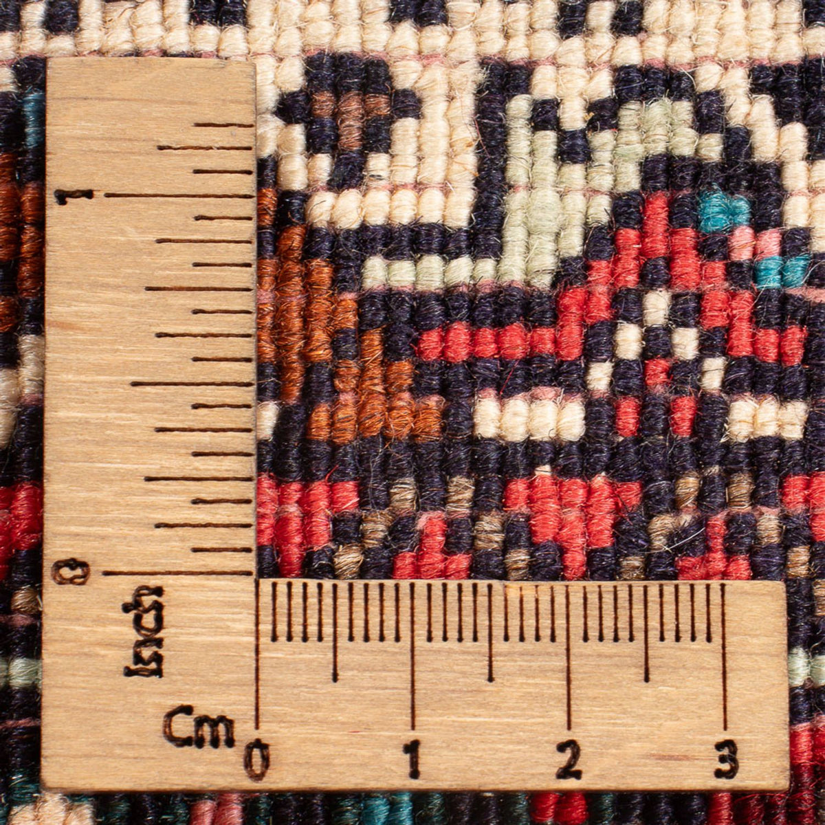 Persisk tæppe - Nomadisk - 124 x 70 cm - creme