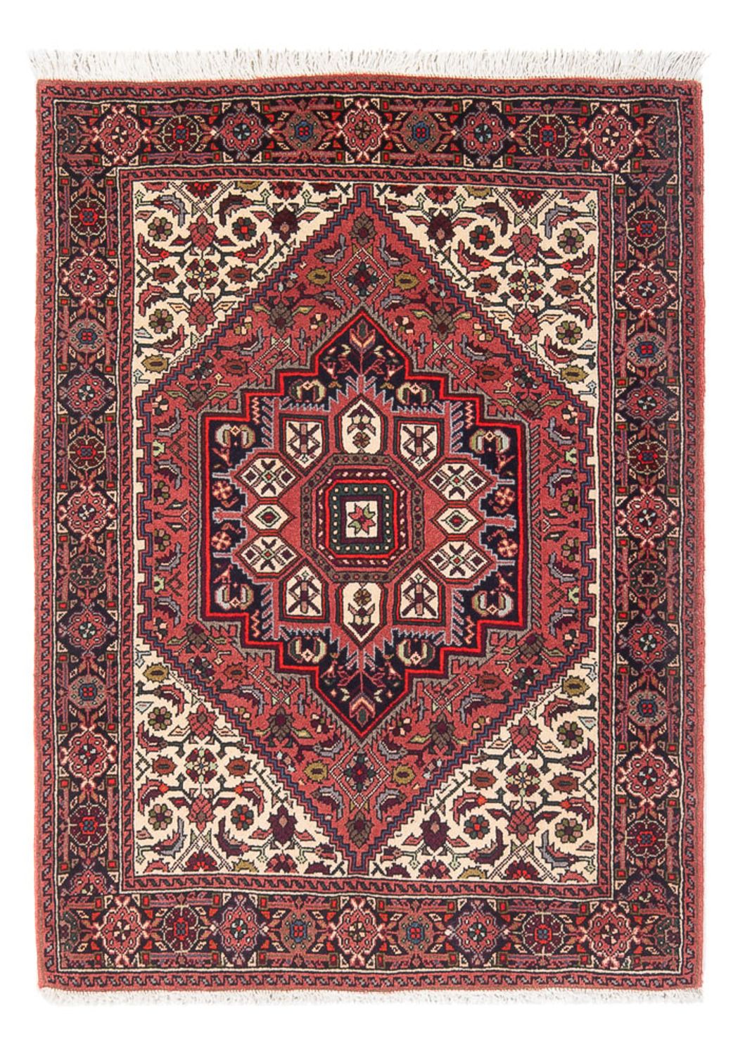 Persisk tæppe - Nomadisk - 118 x 82 cm - creme