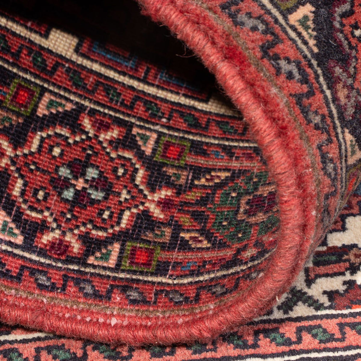 Persisk tæppe - Nomadisk - 118 x 82 cm - creme