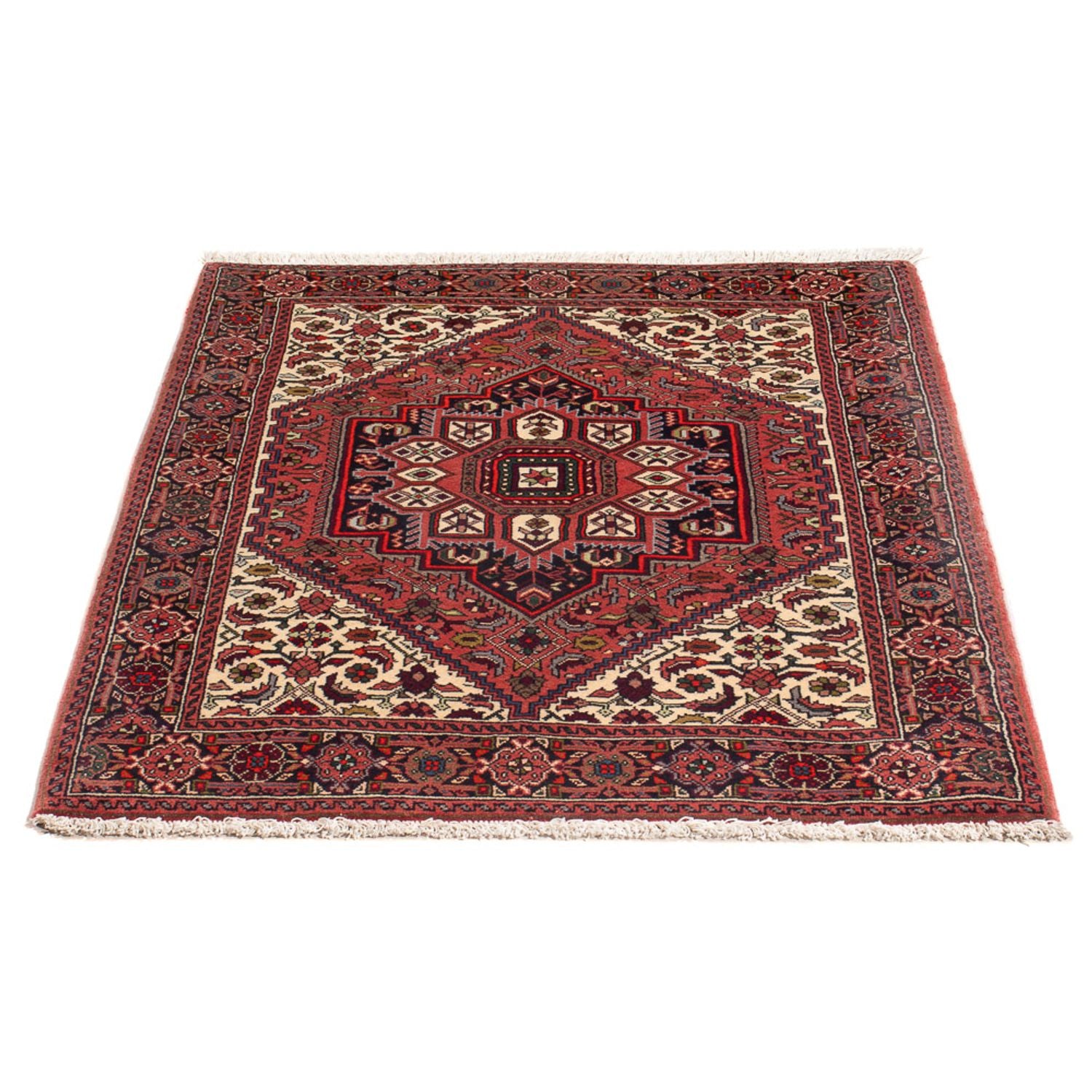 Persisk tæppe - Nomadisk - 118 x 82 cm - creme