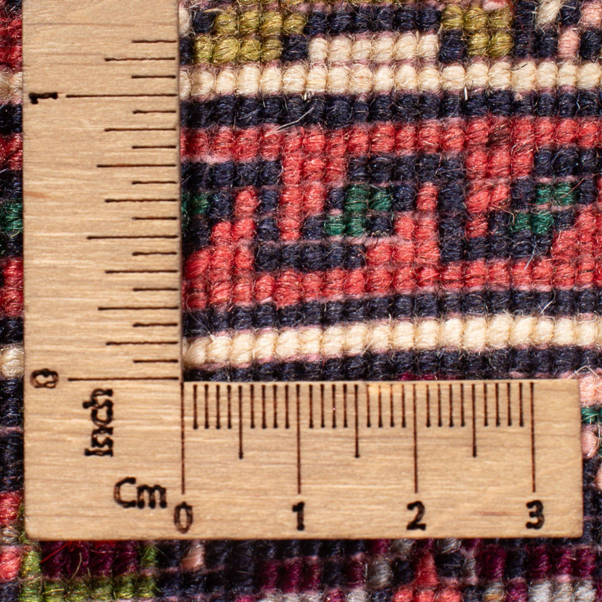 Persisk tæppe - Nomadisk - 118 x 82 cm - creme