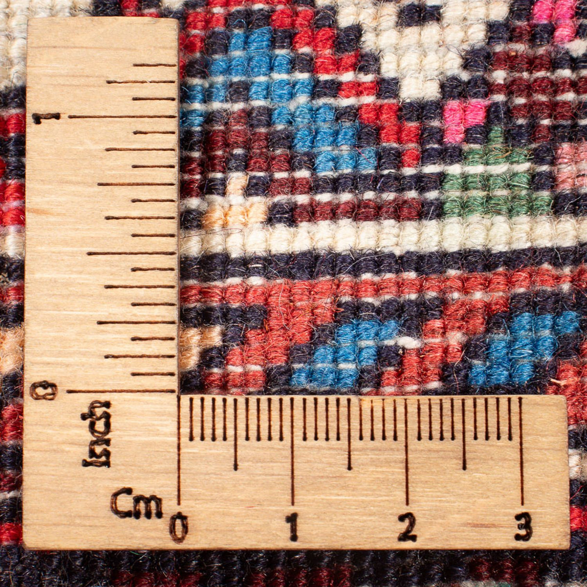 Persisk tæppe - Nomadisk - 119 x 73 cm - creme