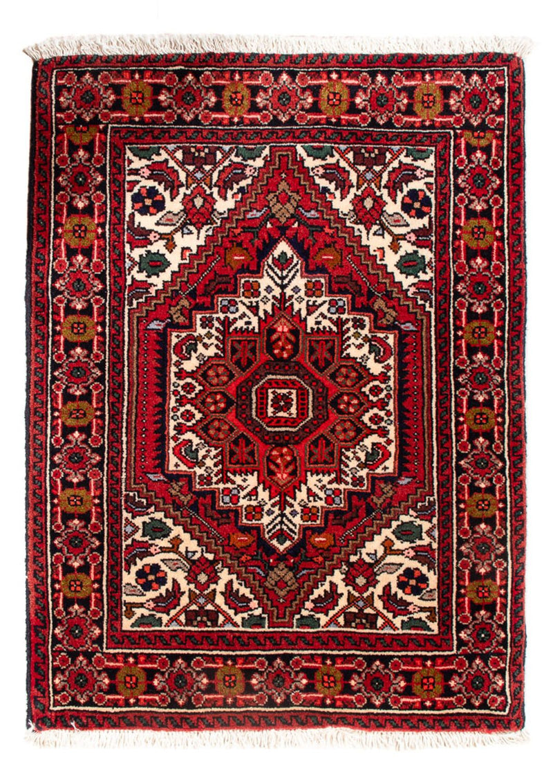 Persisk tæppe - Nomadisk - 69 x 50 cm - creme