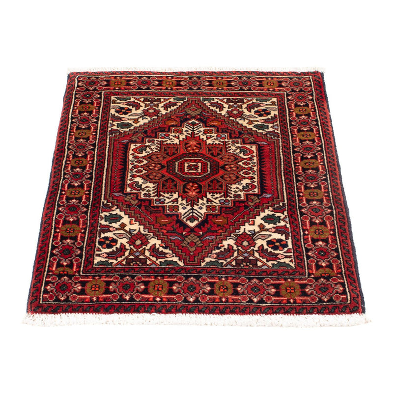 Persisk tæppe - Nomadisk - 69 x 50 cm - creme