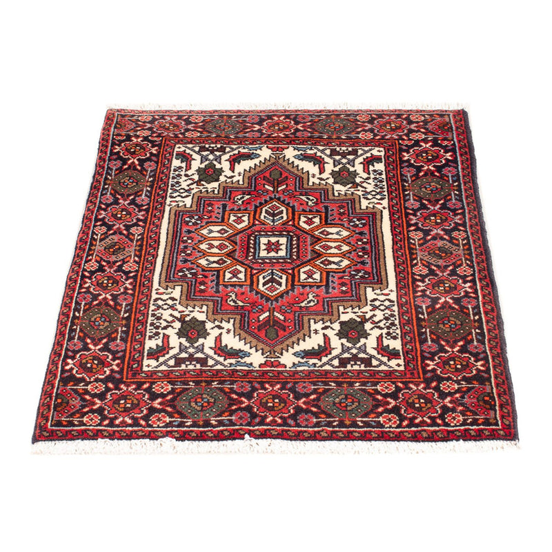 Persisk tæppe - Nomadisk - 68 x 50 cm - creme