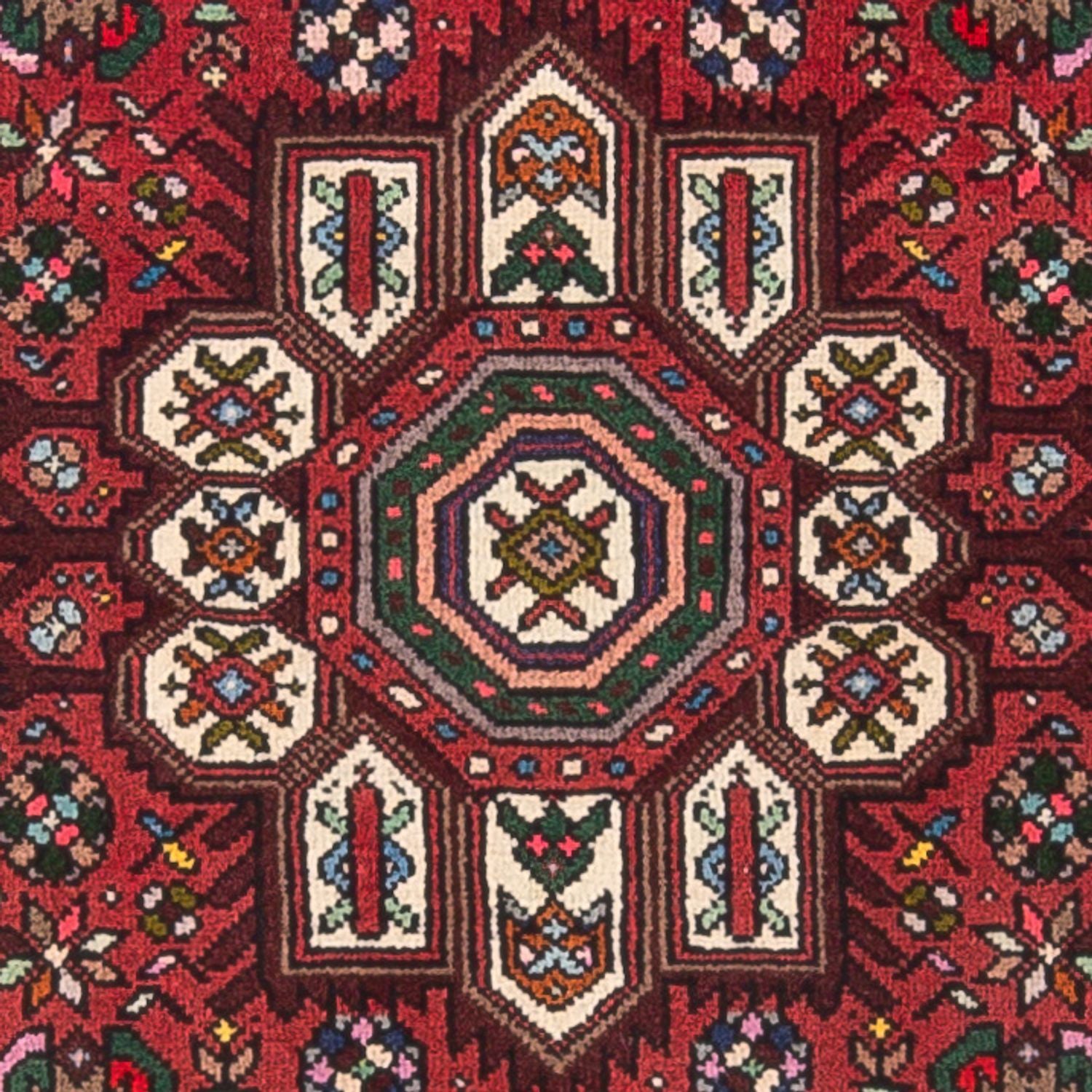 Persisk tæppe - Nomadisk - 130 x 76 cm - rød