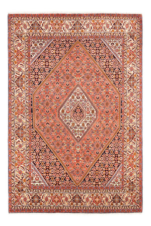 Persisk tæppe - Bijar - 241 x 170 cm - rød