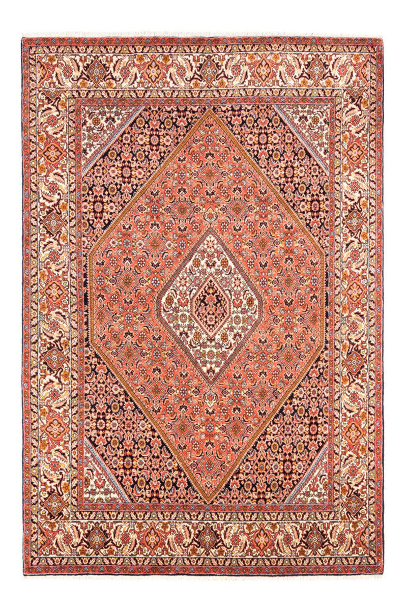 Persisk tæppe - Bijar - 241 x 170 cm - rød