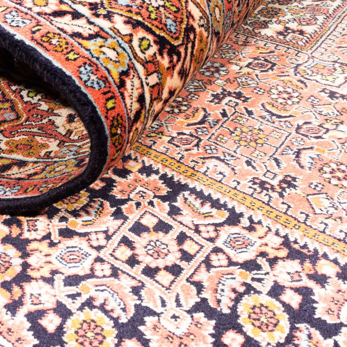 Persisk tæppe - Bijar - 241 x 170 cm - rød