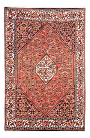 Persisk tæppe - Bijar - 240 x 173 cm - rød