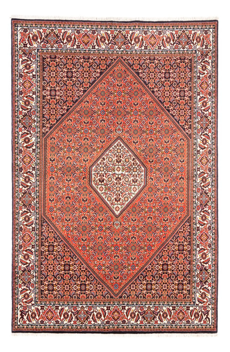 Persisk tæppe - Bijar - 240 x 173 cm - rød