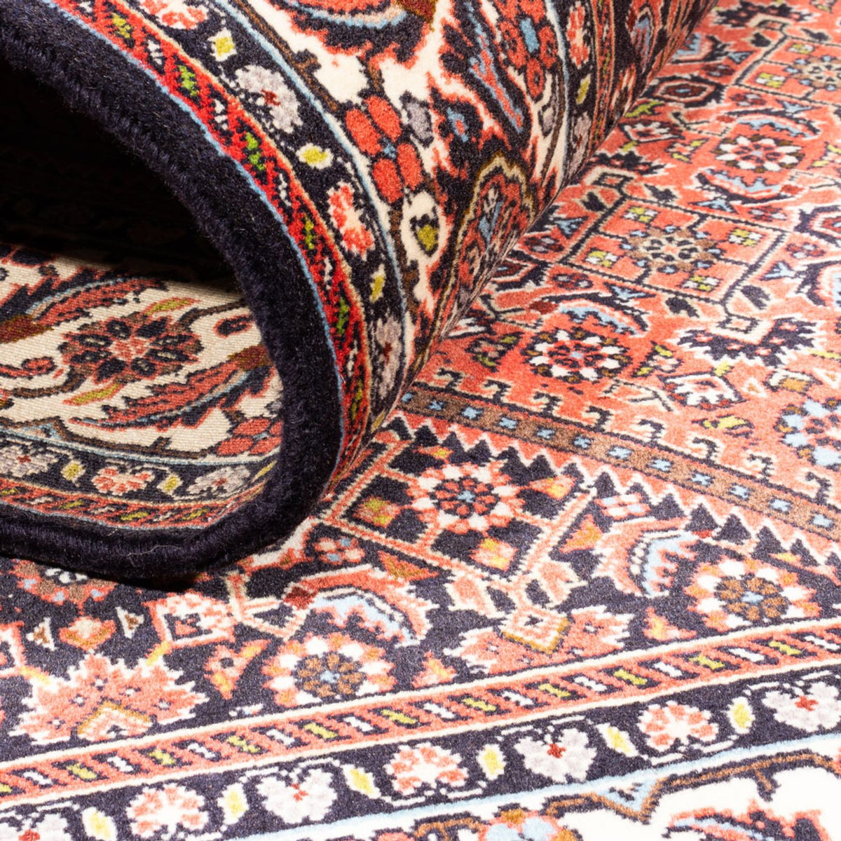 Persisk tæppe - Bijar - 240 x 173 cm - rød