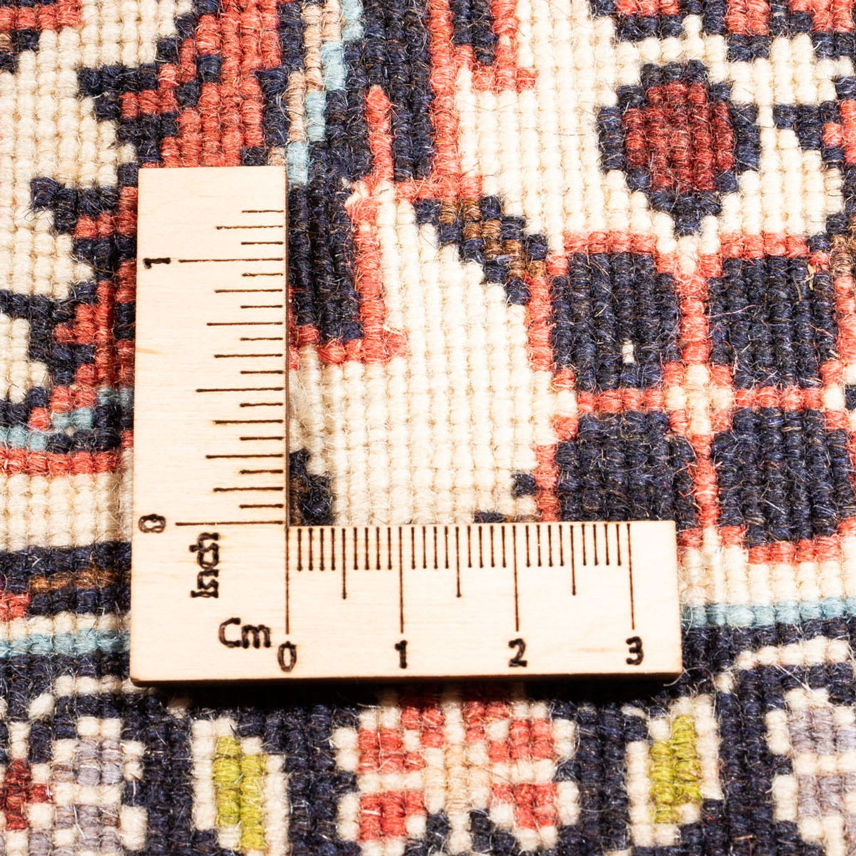 Persisk tæppe - Bijar - 240 x 173 cm - rød