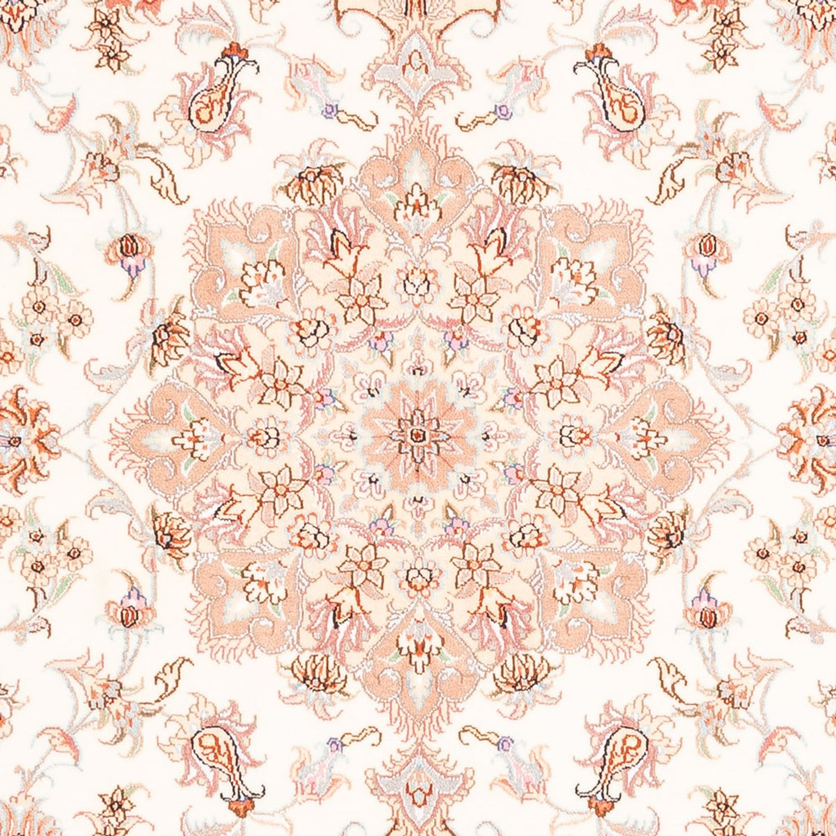 Persisk tæppe - Tabriz - 202 x 150 cm - creme