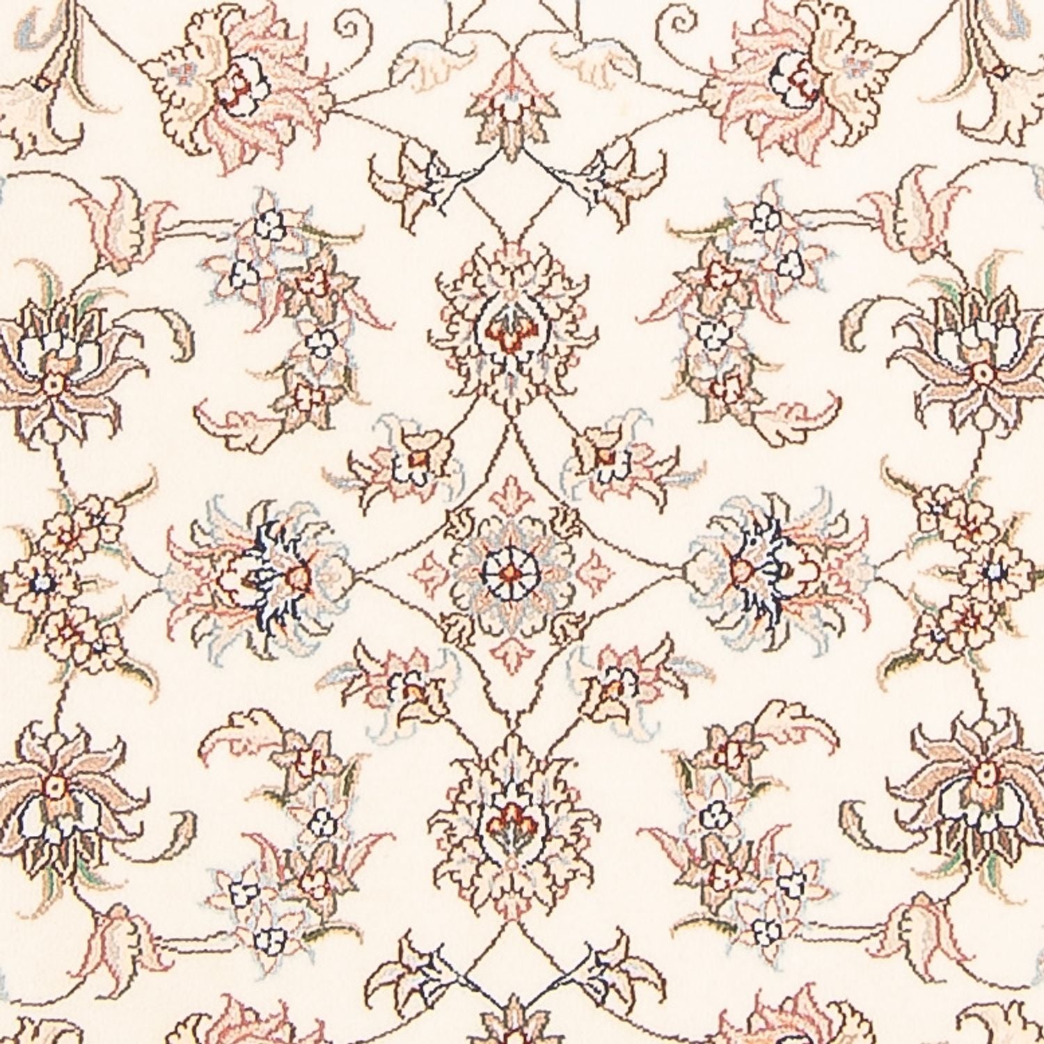 Løber Persisk tæppe - Tabriz - Royal - 298 x 91 cm - creme