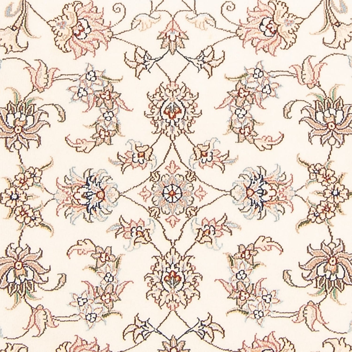 Løber Persisk tæppe - Tabriz - Royal - 298 x 91 cm - creme
