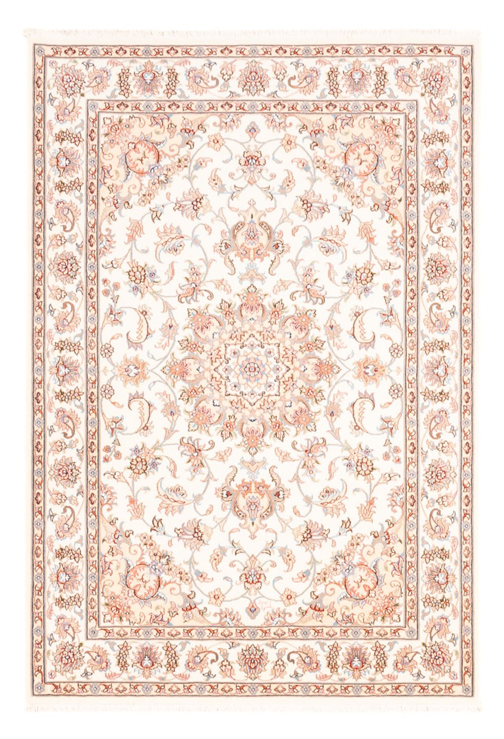 Persisk tæppe - Tabriz - 176 x 120 cm - creme