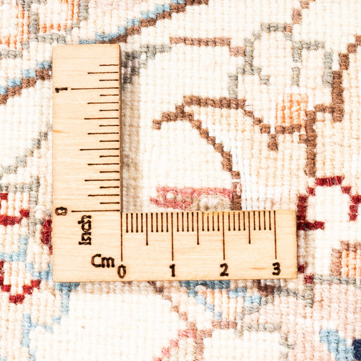 Persisk tæppe - Tabriz rundt  - 153 x 150 cm - creme