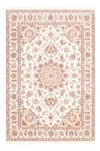 Tabriz Tæppe 122x175cm - Persisk tæppe - Rektangulær / Creme / 122 x 175 cm Rektangulær
