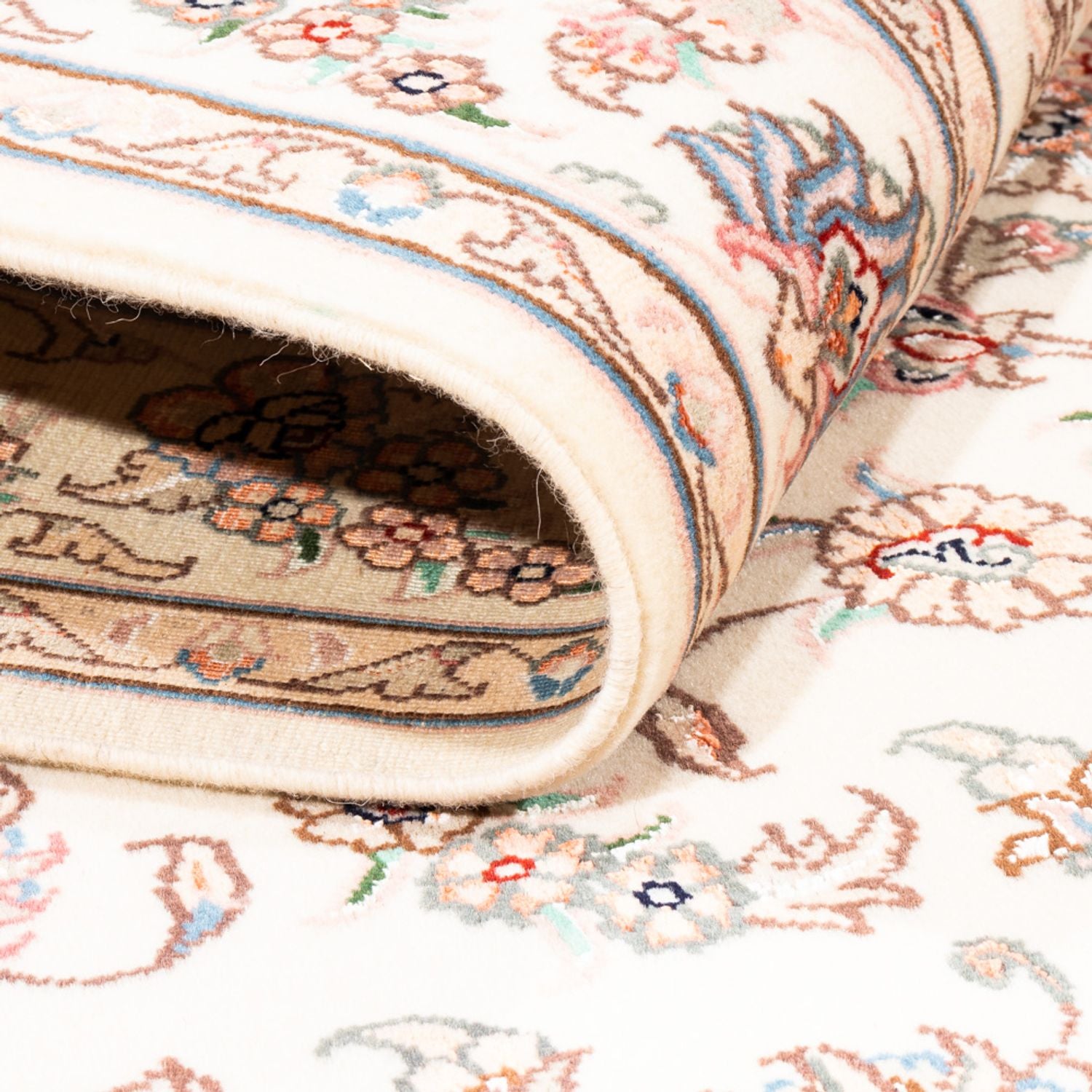 Persisk tæppe - Tabriz - 178 x 120 cm - creme