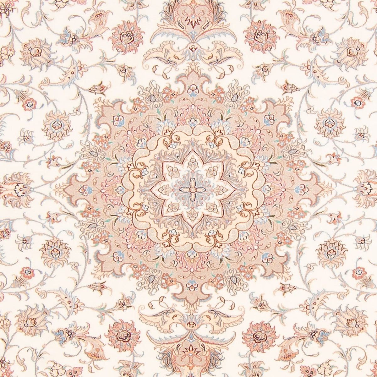 Persisk tæppe - Tabriz - Royal - 252 x 198 cm - creme
