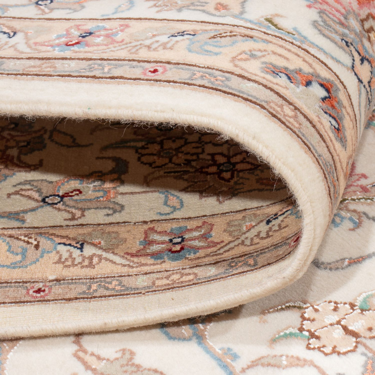 Persisk tæppe - Tabriz - Royal - 252 x 198 cm - creme