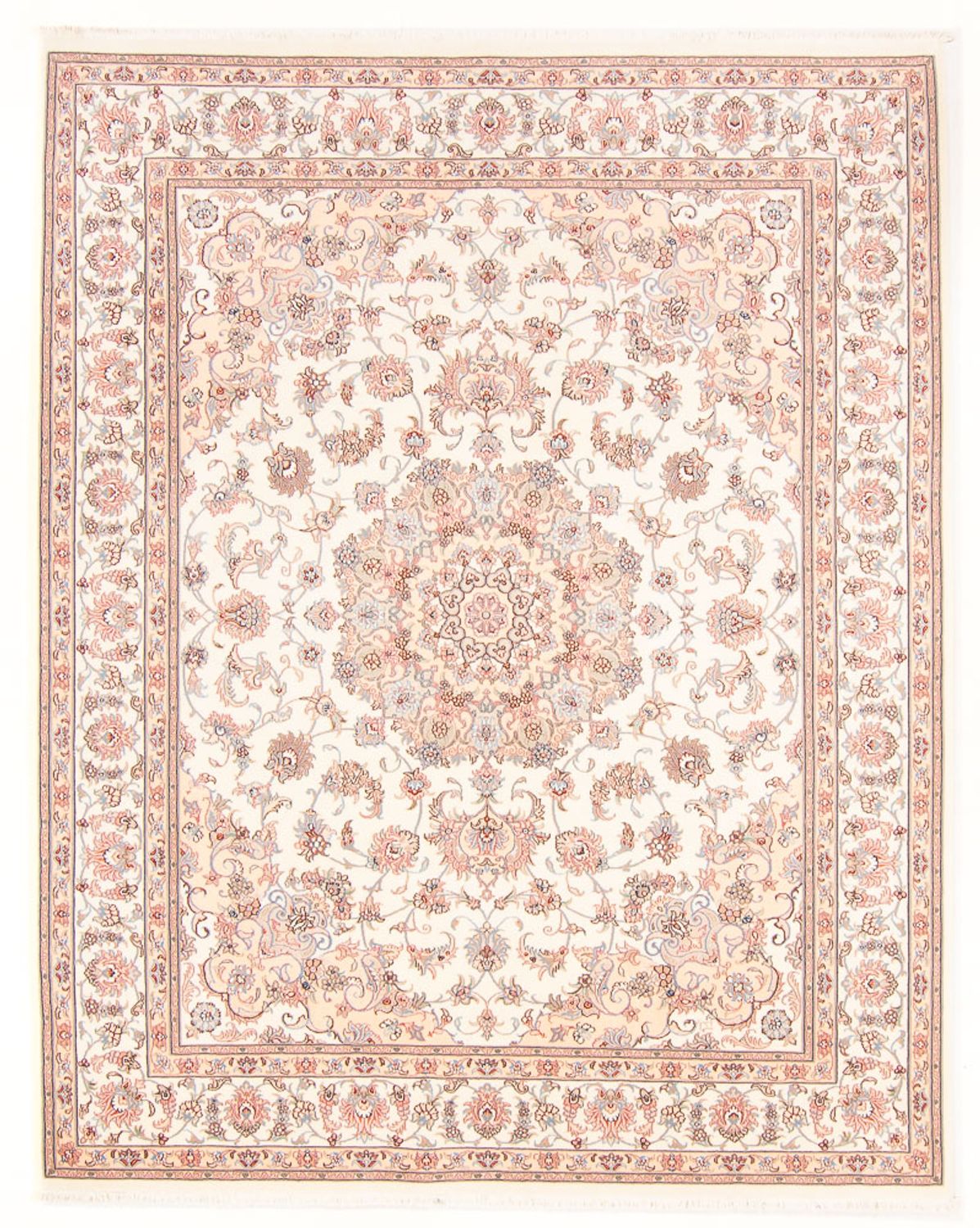 Persisk tæppe - Tabriz - Royal - 257 x 197 cm - creme