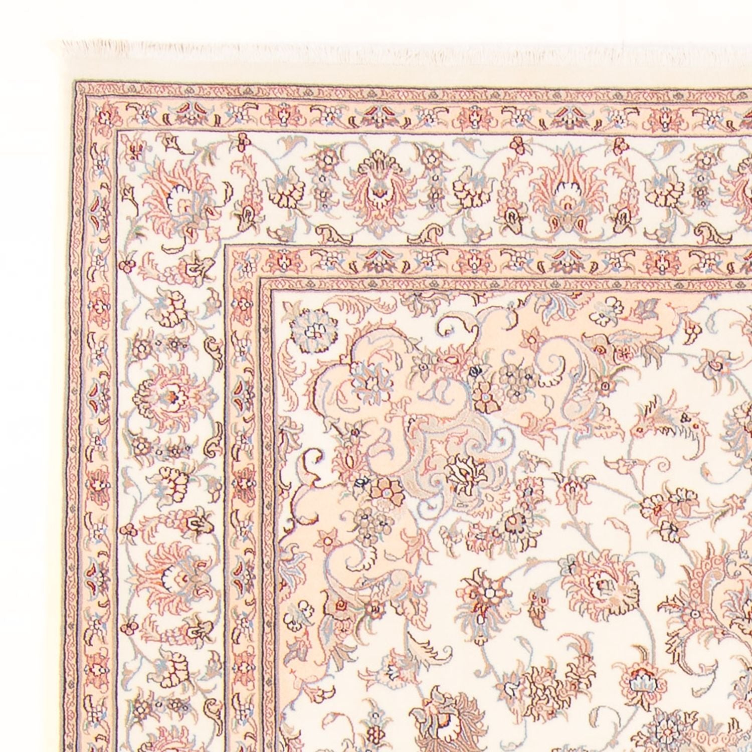 Persisk tæppe - Tabriz - Royal - 257 x 197 cm - creme