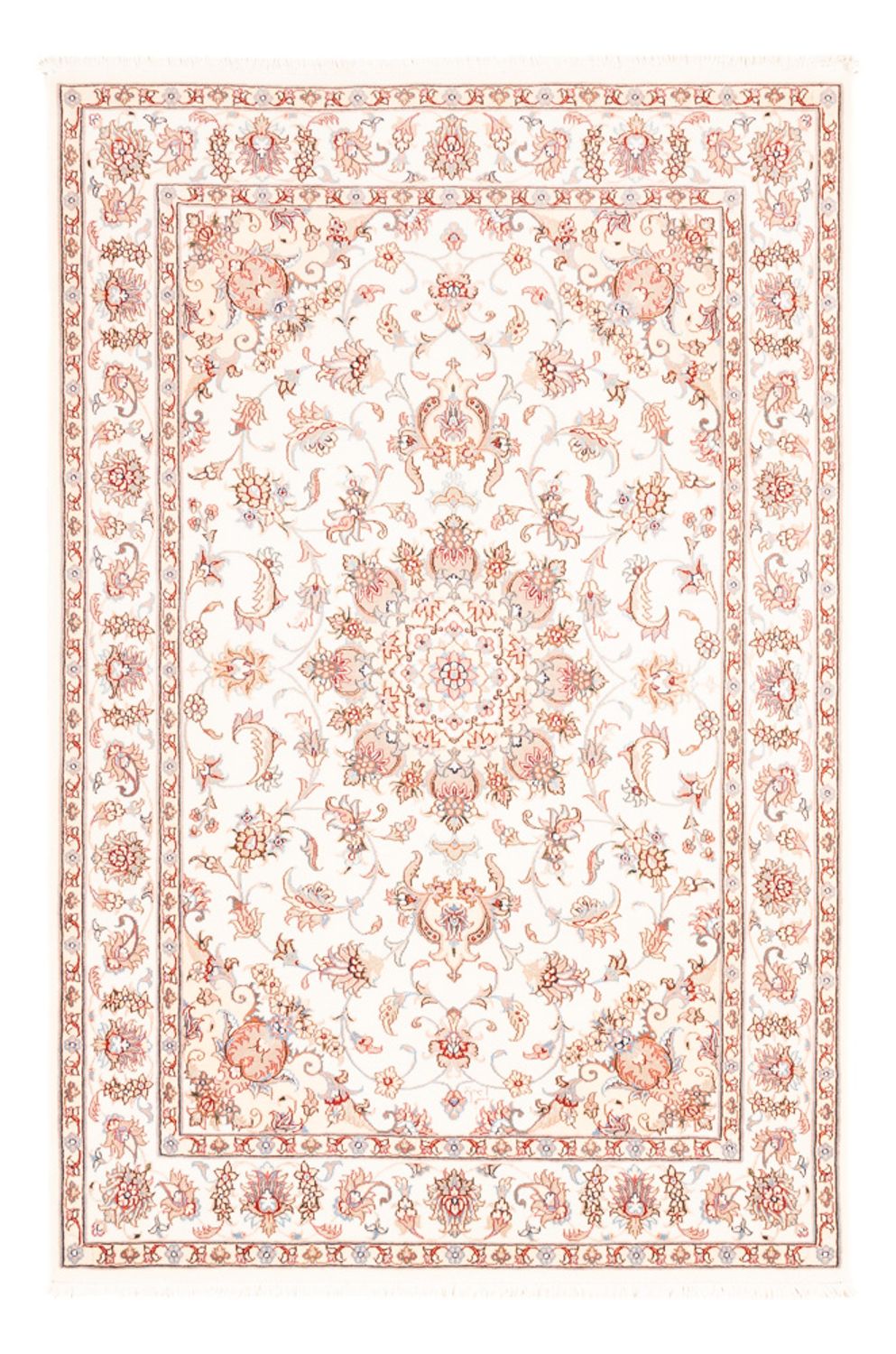 Persisk tæppe - Tabriz - 178 x 119 cm - creme