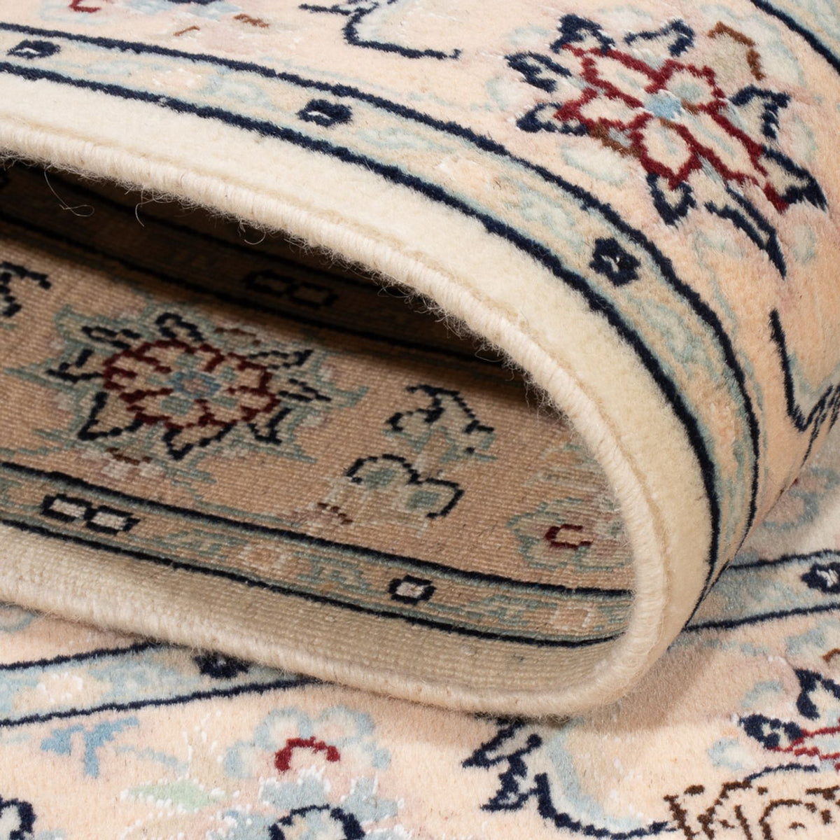 Persisk tæppe - Nain - Premium - 120 x 81 cm - creme