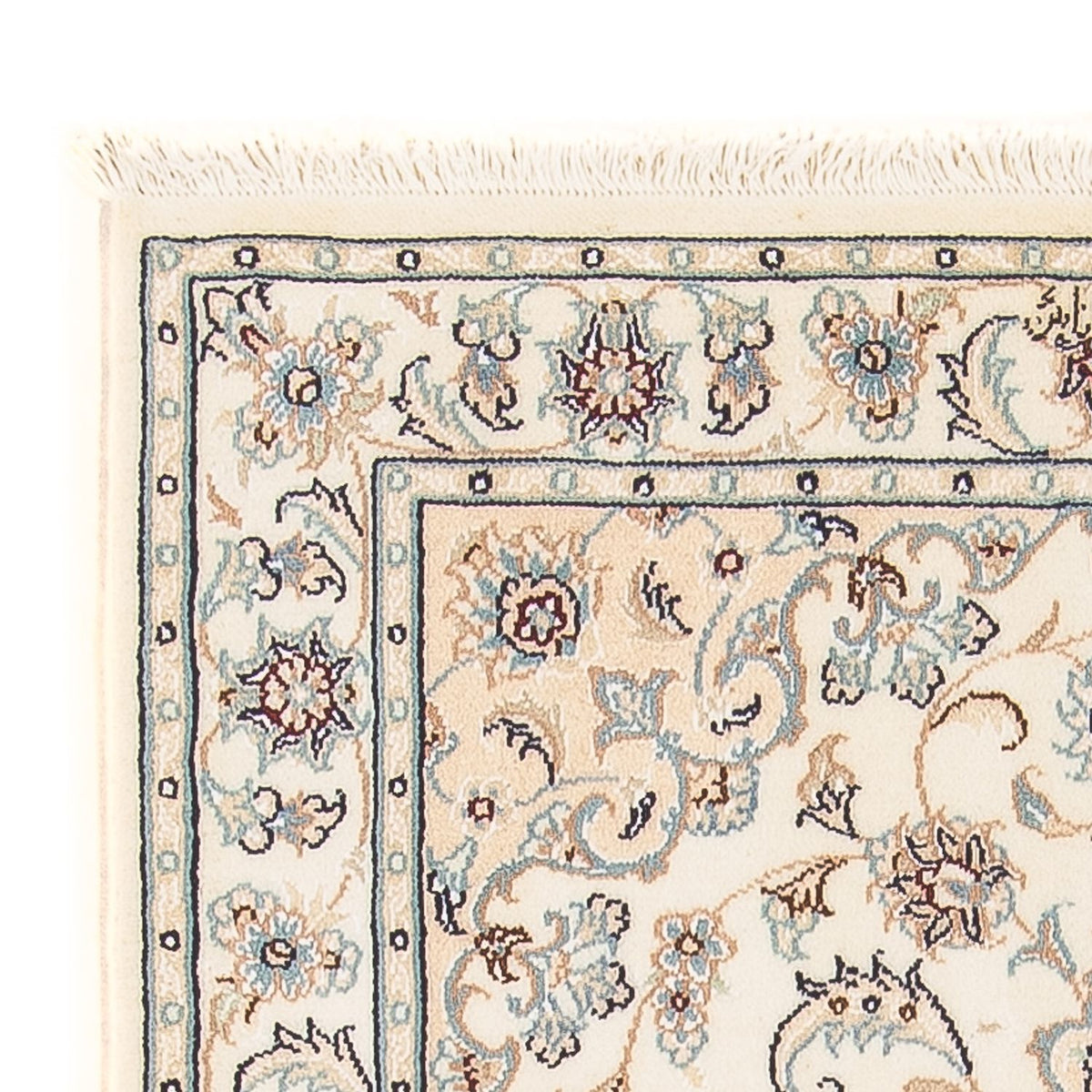 Persisk tæppe - Nain - Premium - 120 x 80 cm - creme