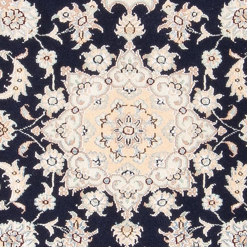 Persisk tæppe - Nain - Premium - 120 x 80 cm - mørkeblå