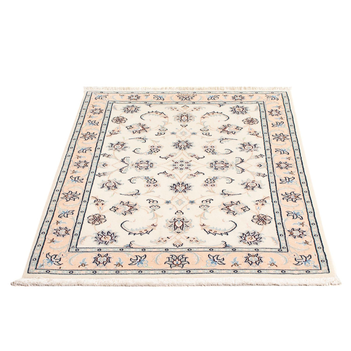 Persisk tæppe - Nain - Premium - 115 x 82 cm - creme