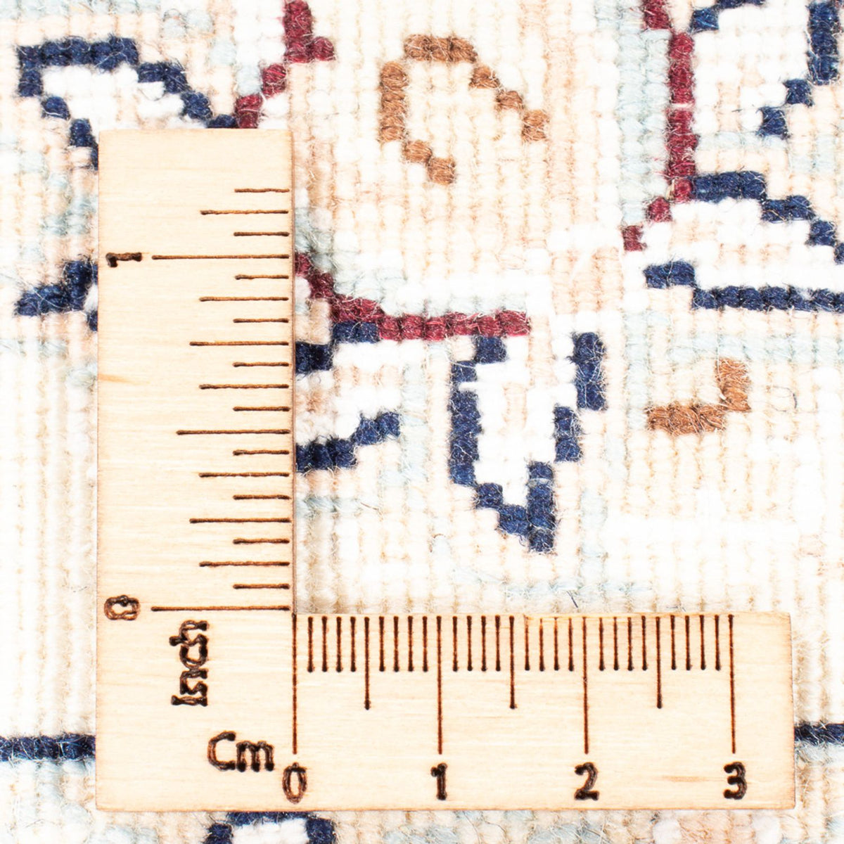 Persisk tæppe - Nain - Premium - 115 x 82 cm - creme